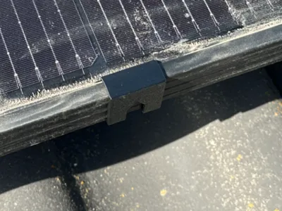 Water drain for solar panels