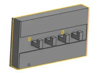 0.4mm layer, 2 walls, 15% infill