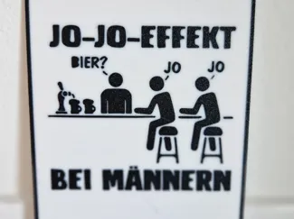 Jo-Jo Effekt Schild