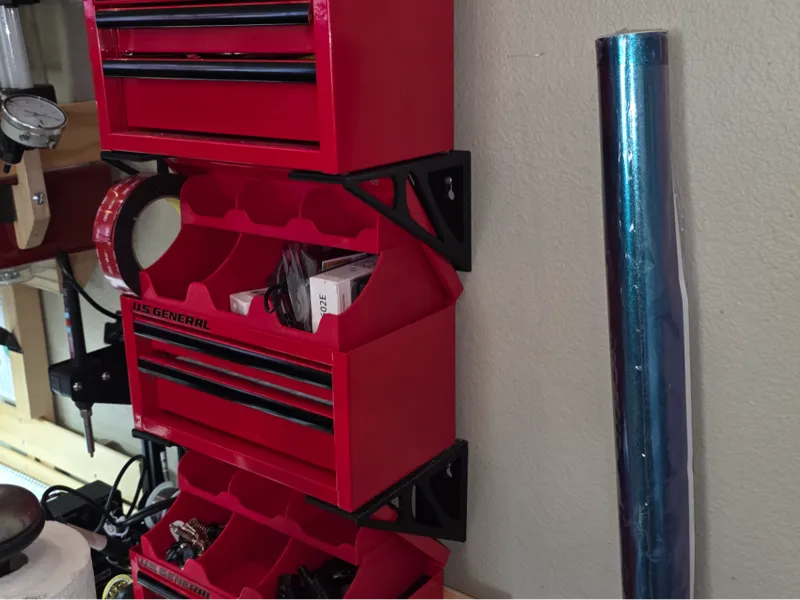 HF mini tool box wall mount brackets