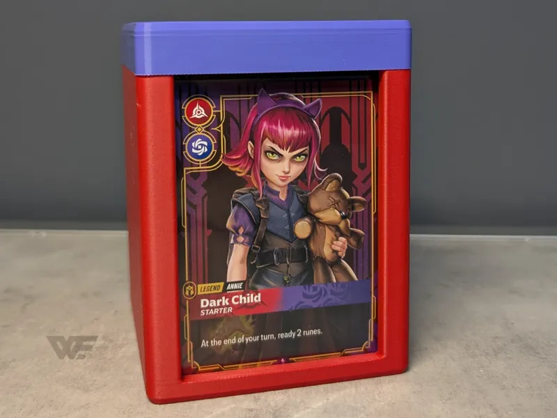 Simple Riftbound 2 Part Deckbox with dividers