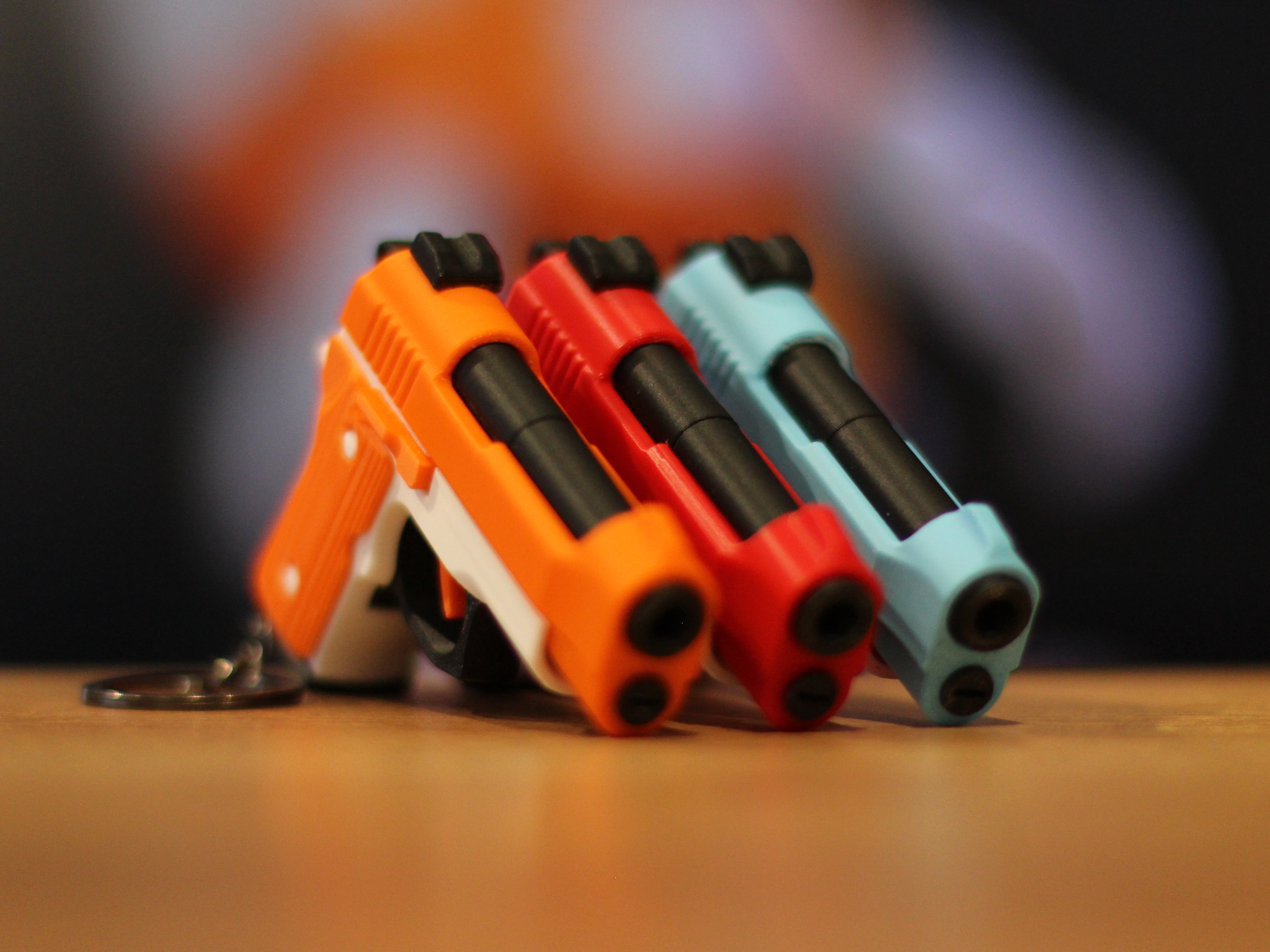 Beretta M9 Fidget Keychain – Slide-Action Toy - Free 3D Print