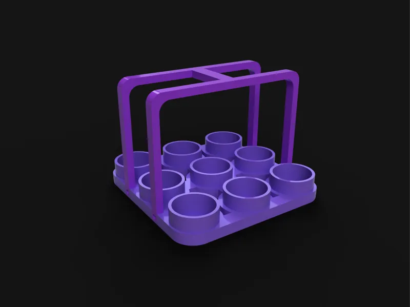 Heavy Duty 9 Cup Carrier