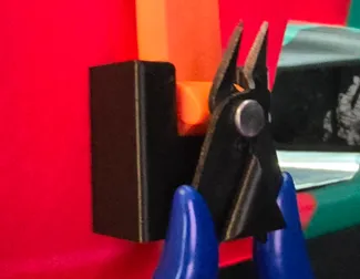 Bambu scraper and clip holder for ams riser