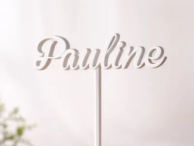 Pauline Cake Topper