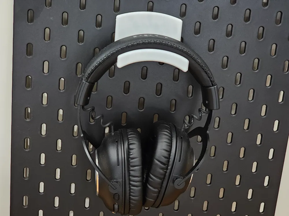 IKEA Skadis Headphone Hanger / Holder (55mm wide) Remixed by AU3D MakerWorld