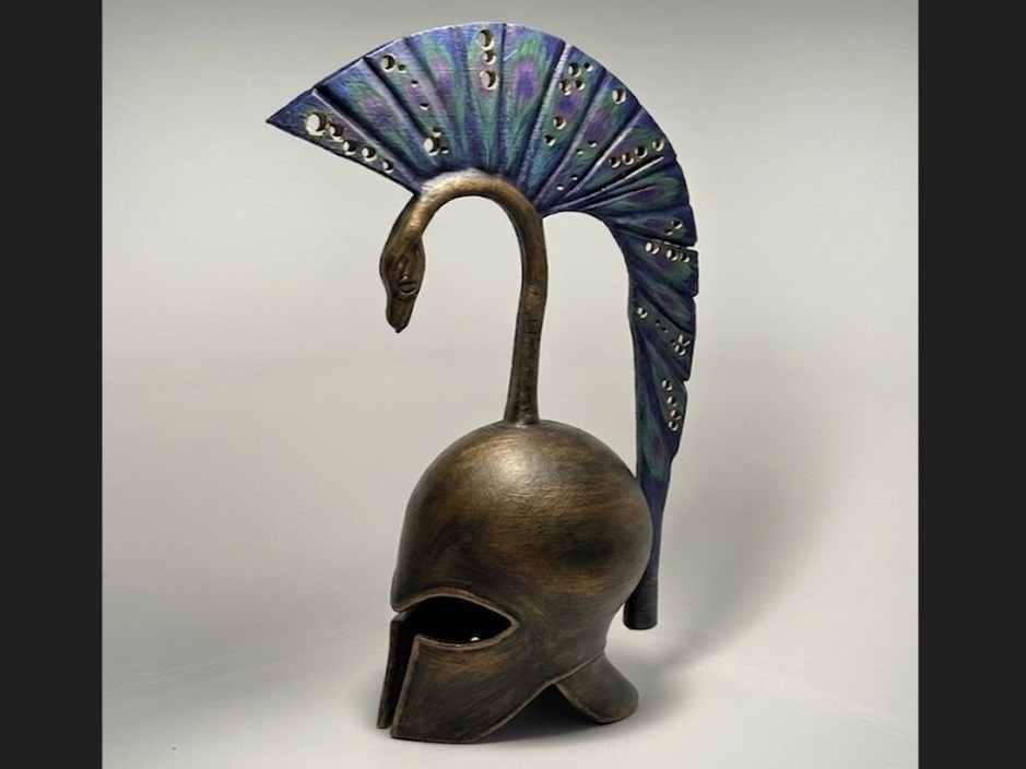 Mythic Corinthian Helm: The Peacock’s Crest