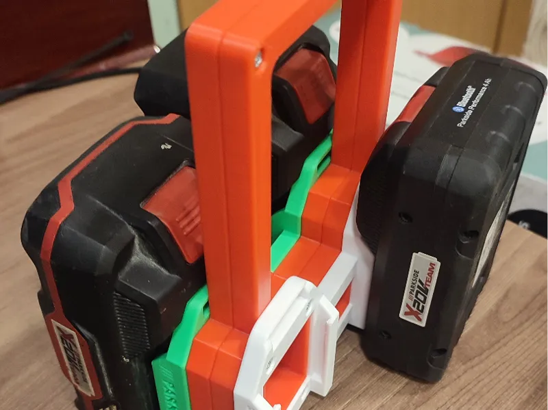 Portable Parkside 20v Battery Holder