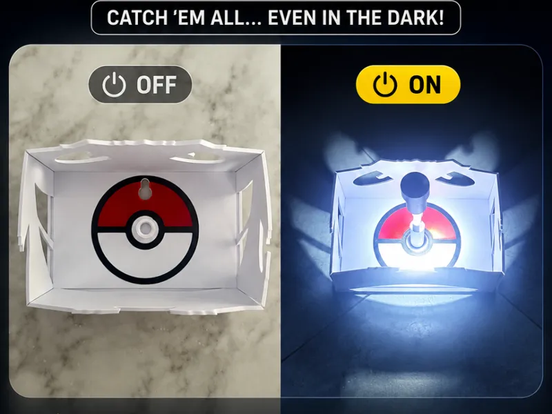 PokéBall Wall Shadow Light