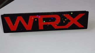 WRX Grille Badge | Holographic Color Shift Emblem