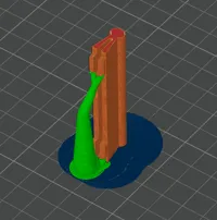 0.2mm layer, 6 walls for full material, supports