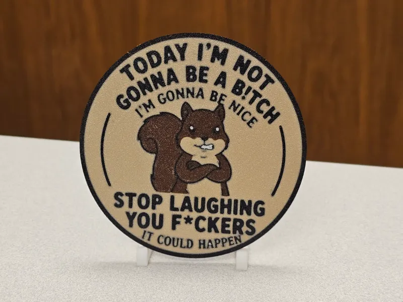 Funny Gonna be Nice Coaster