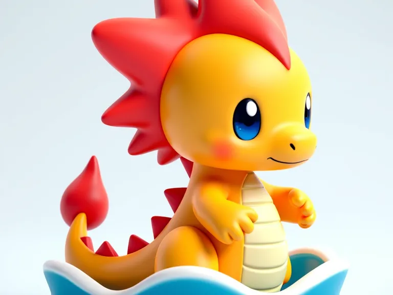 Cute Red Dragon