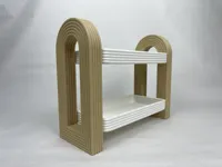 Doppelbogen Ablageregal | zweistöckig - by Denka Designs