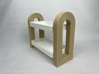 A1 Mini Version Doppelbogen Ablageregal | zweistöckig