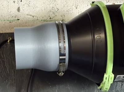 inline duct fan to reduce from 100 mm to 85 mm