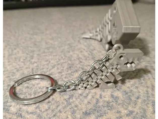 Flexi T-Rex Keychain