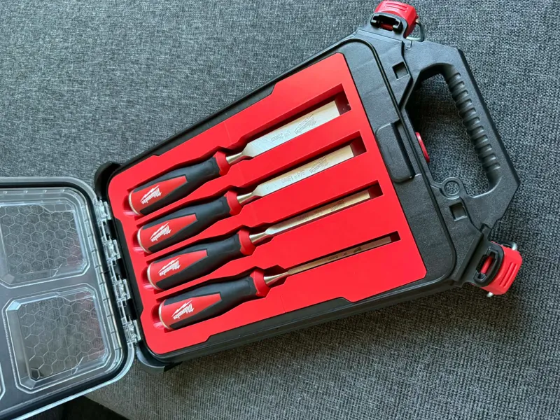 Milwaukee packout insert, milwaukee 4pc chisel set