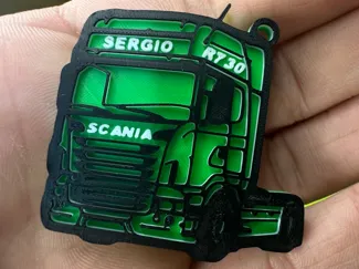 Portachiavi Scania personalizzabile 
