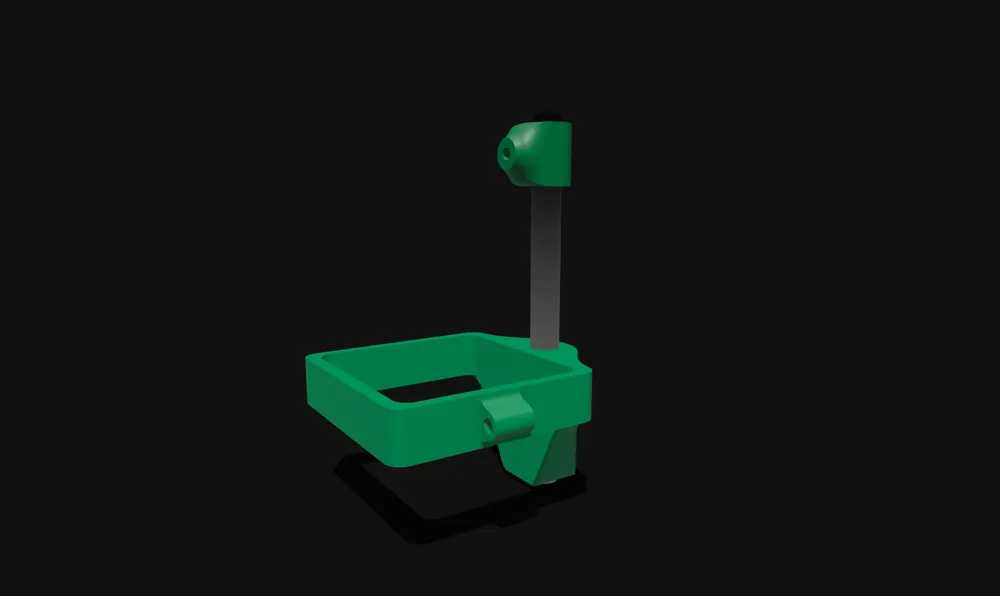 Mirror Mount for 120mm Square Post by Mr Printer MakerWorld: Download ...