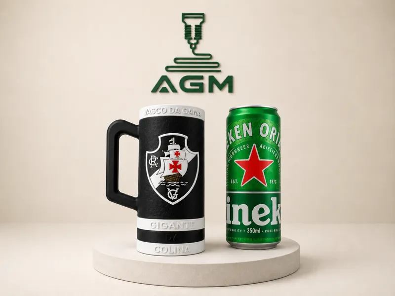 Porta Lata Sleek com Alça - Vasco da Gama