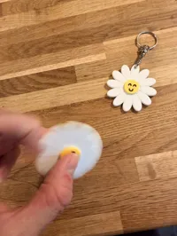 Daisy fidget spinner - no face