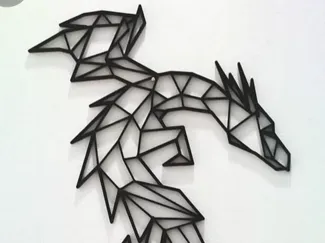 Geometric dragon
