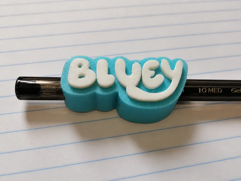Bluey Style Pencil ID