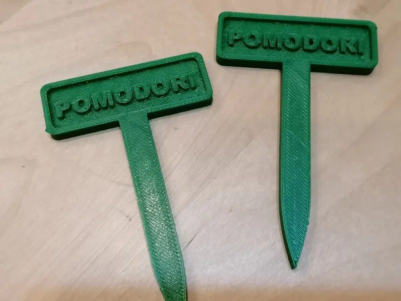 Placecard for vegetable garden - Segnaposto Orto