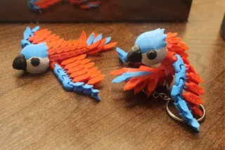 Pocket Pet - Flexi Baby Parrot & Keychain Variant
