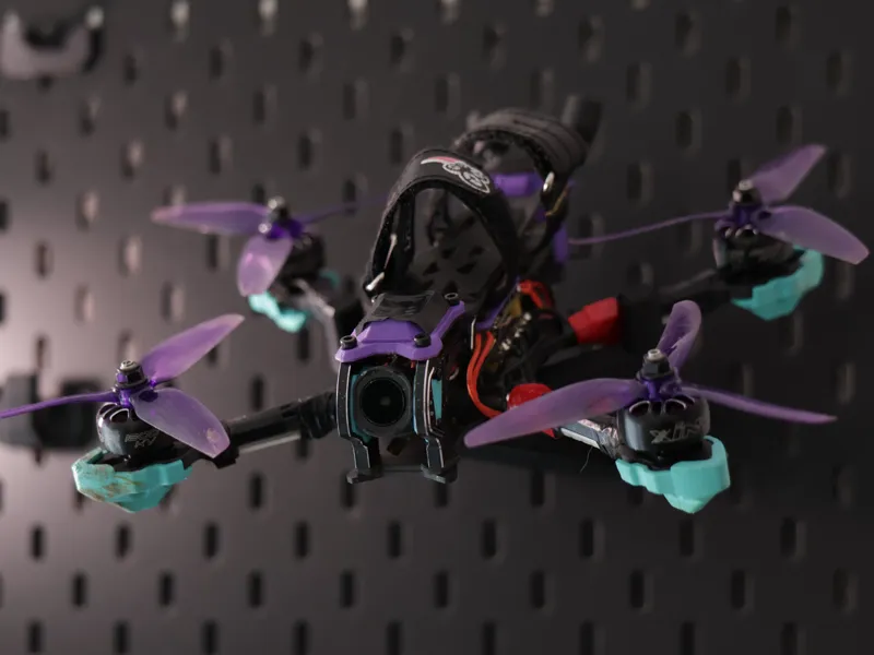 Skadis 5" FPV Drone Mount – Pegboard Hanger