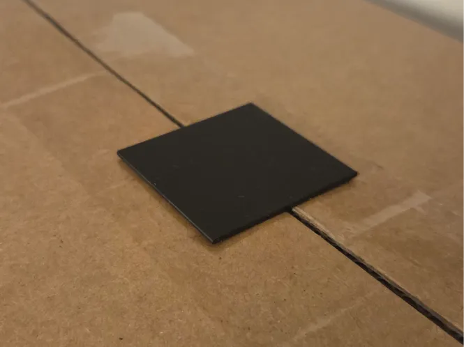 Cardboard box slideclip for CMYK set