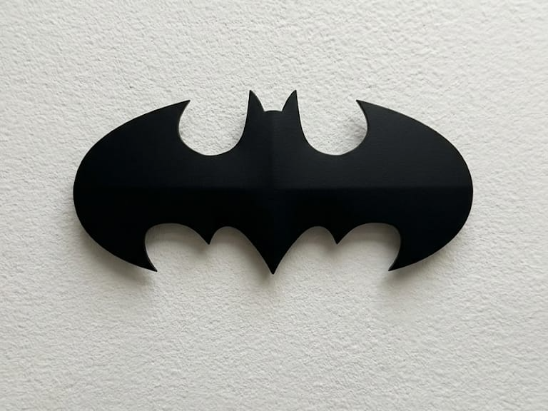 Batman Logo Wall Art Classic Dark Knight Silhouete