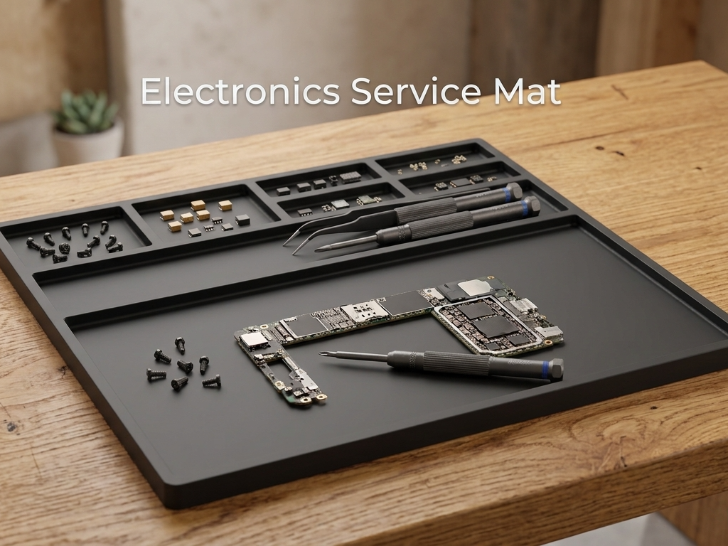 Modular Desk Repair Mat & Electronics Organizer - 1