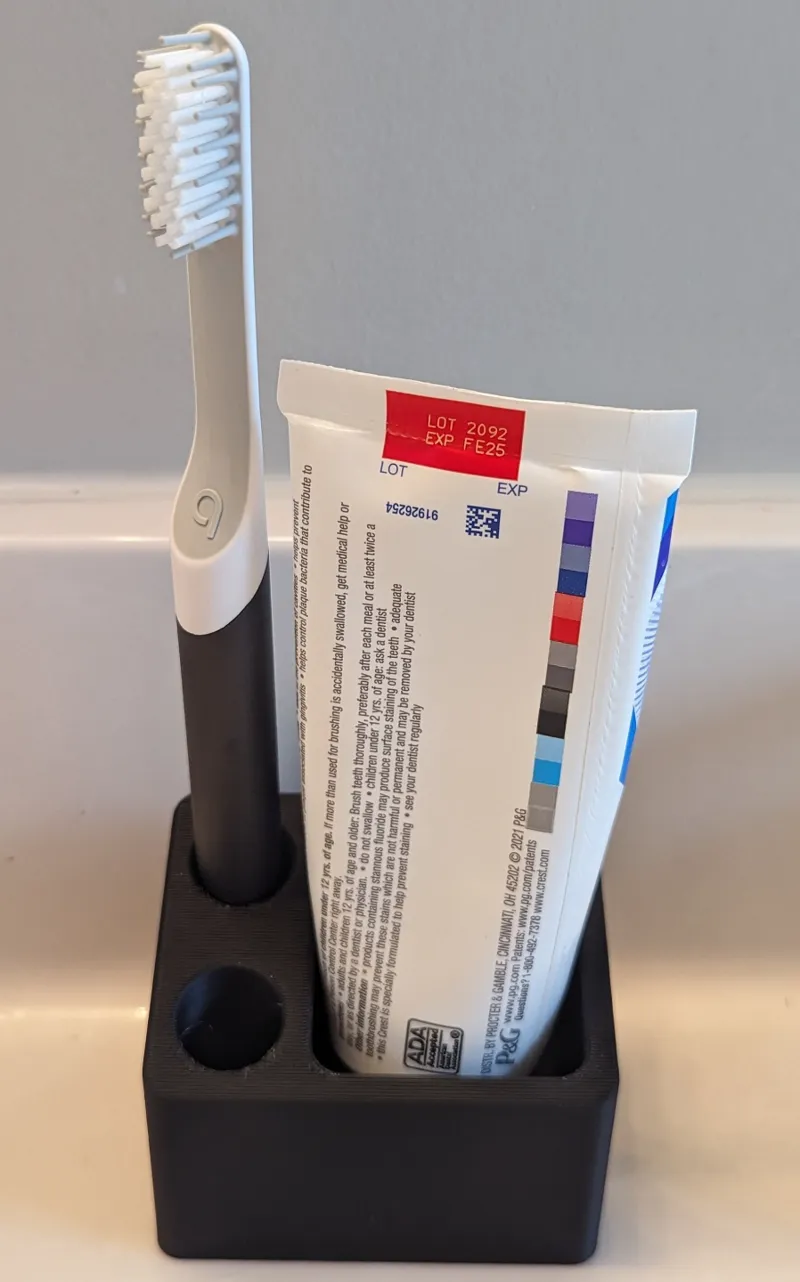 Dual Quip Toothbrush holder