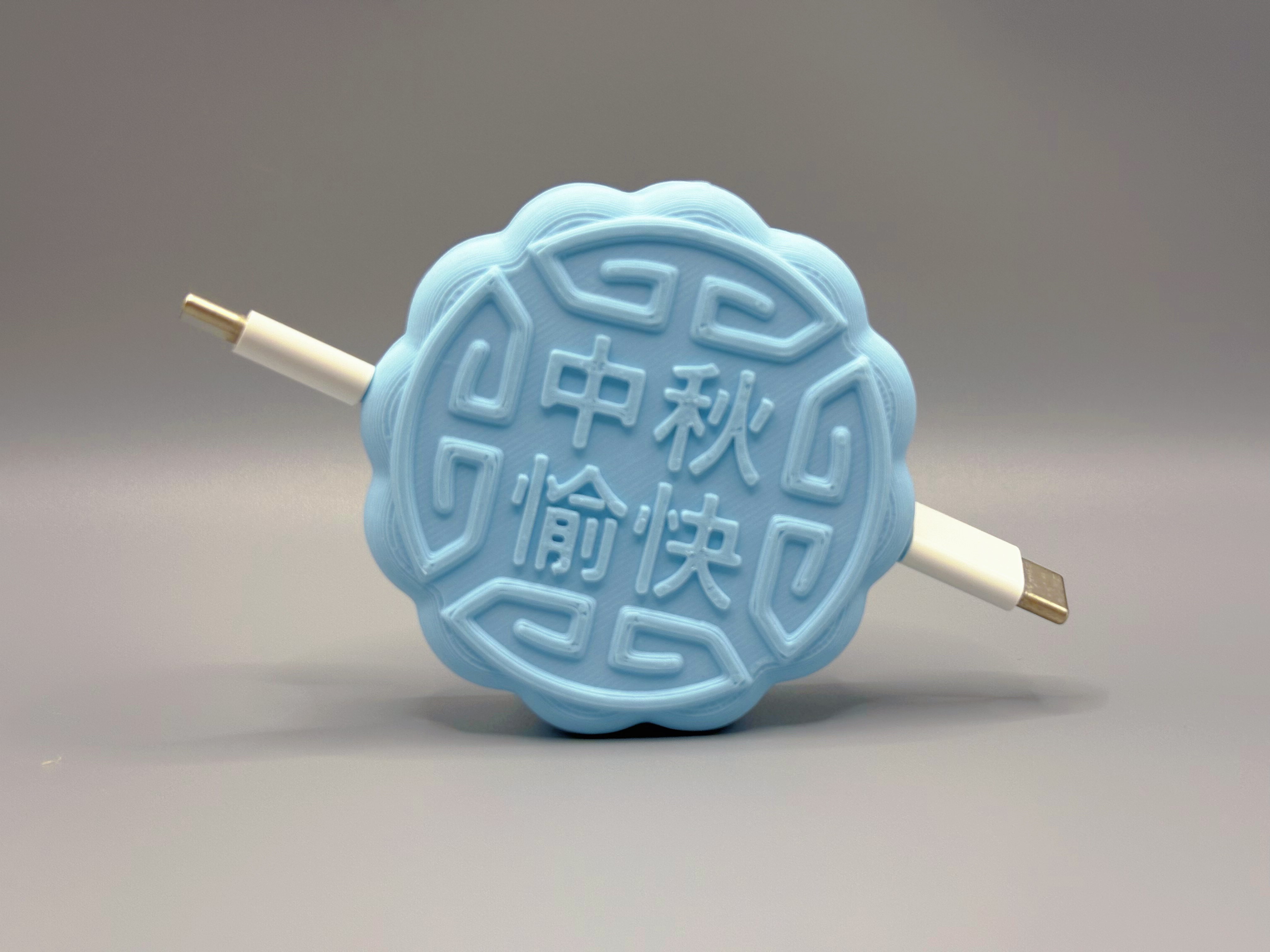 Miniatura 3 do modelo 3D 月饼数据线收纳盒