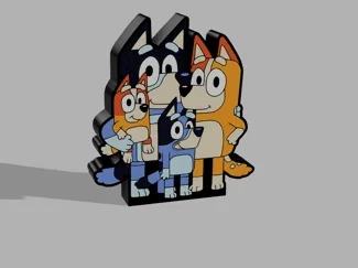 Bluey Familie Lightbox