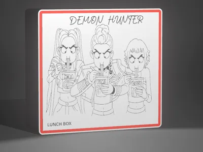 KPOP DEMON HUNTER LUNCH BOX 