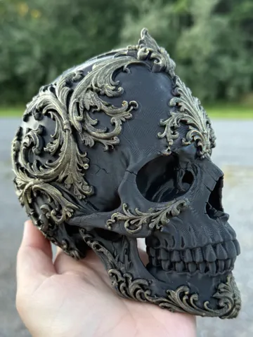 Adorno temático: Victorian Skull — vista de referencia 2