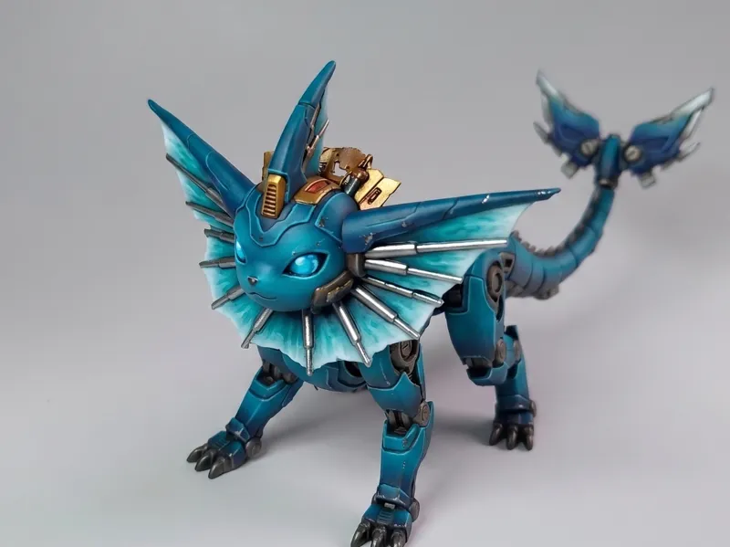 Mecha Vaporeon figurine