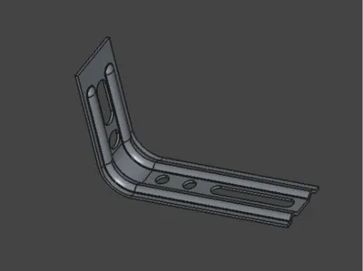 L Bracket 100×70×30×1.5mm – Corner Mount Plate