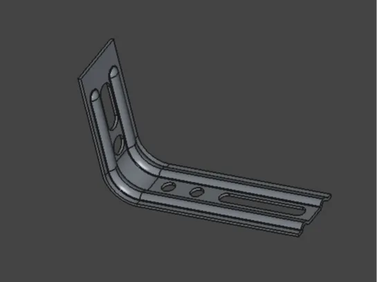 L Bracket 100×70×30×1.5mm – Corner Mount Plate