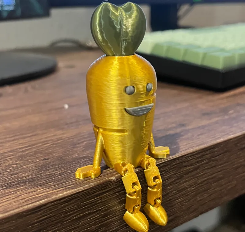 Carrot Pal - Carrot with articulated legs
