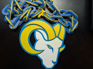 Los Angeles Rams big logo chain LA Rams 2026 logo