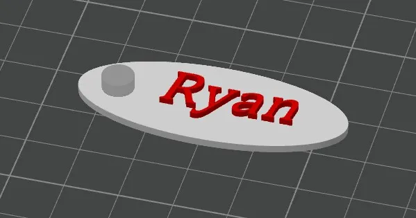 Simple customizable keychain