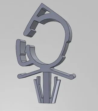 Wiring harness car clip