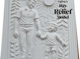 Father's Day Relief Sculpture Gift