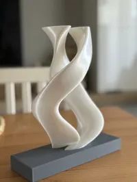 Two Souls - statue d'art sculptural — photo 6