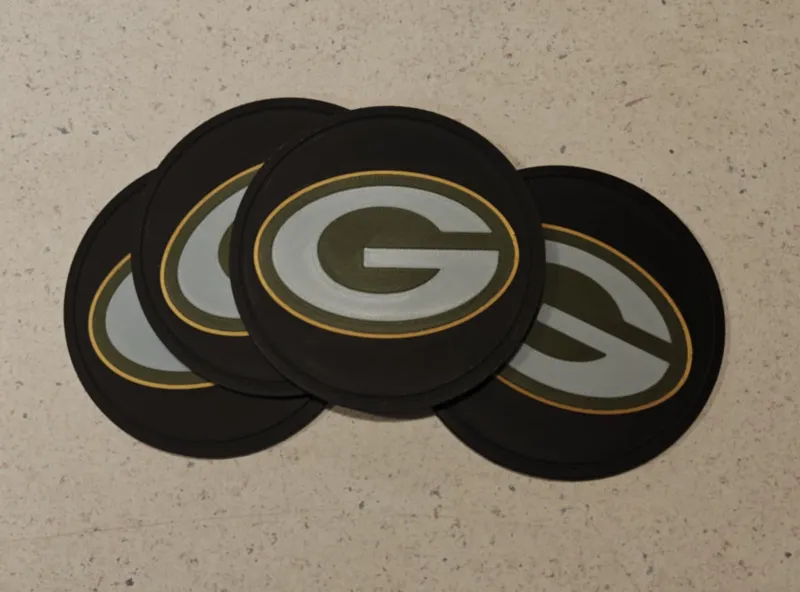 Green Bay Packer Coasters