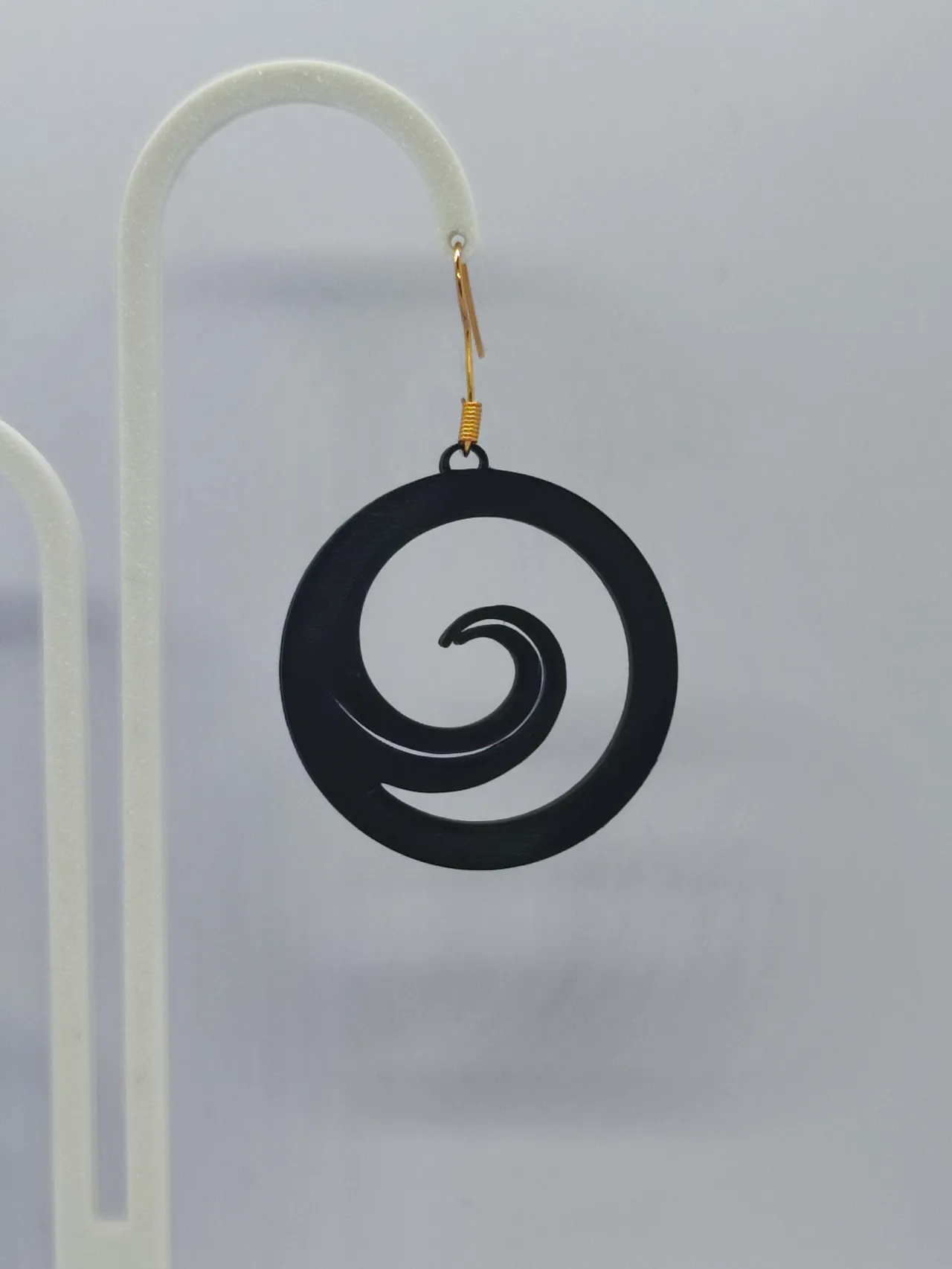 Pendientes Loop Noir view 4